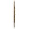 Ekena Millwork Rose and Ribbon Ceiling Medallion (Canopies up to 4"), 23 5/8"OD x 4"ID x 1 1/2"P, Mississippi Mud CM23ROMMF - alternate 3